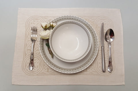 Colmcille Fine Irish Natural Linen Placemat