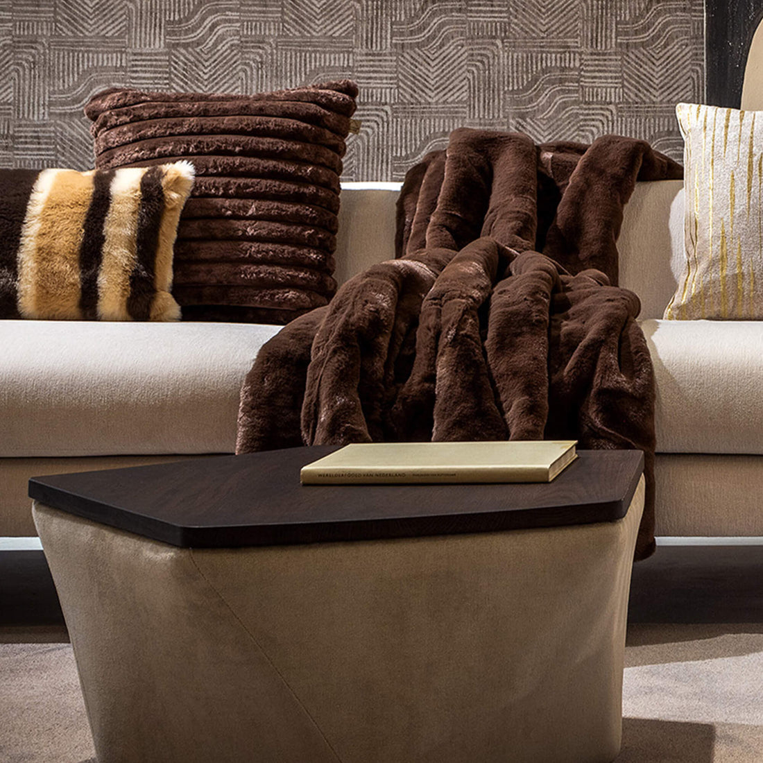 Luxury Chocolate Martini Throw