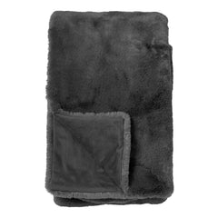 Luxury Charcoal Grey Throw
