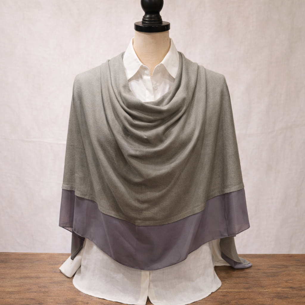 Poncho Dark Grey