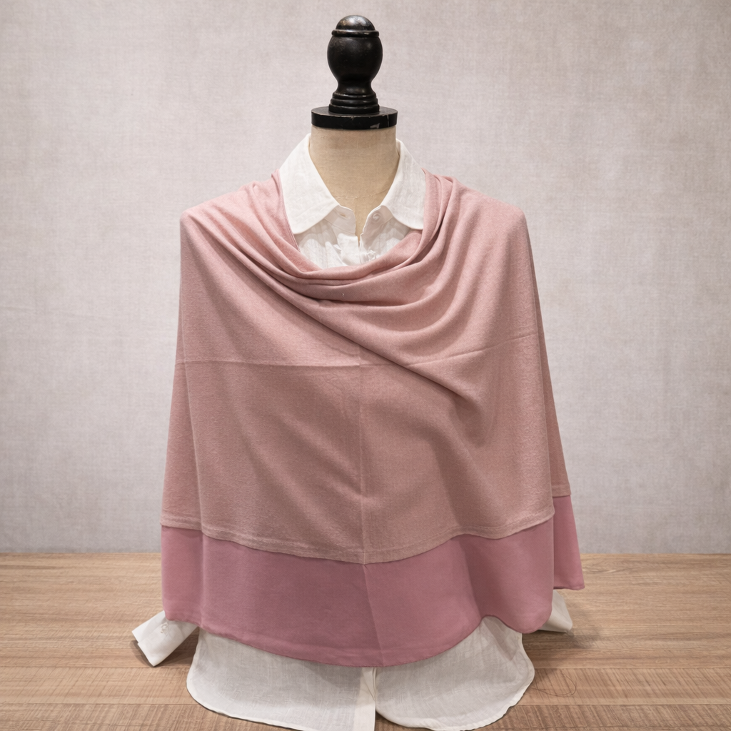 Poncho Dusky Pink