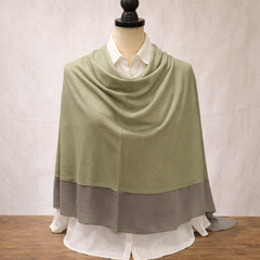 Poncho Basil Green