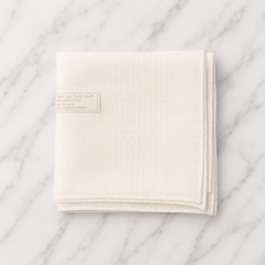 Irish Linen Luxury Rolled Hem Gentleman's Hankie - 40 x 40cm