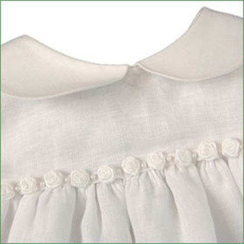 Christening Gown Rosebud Irish Linen