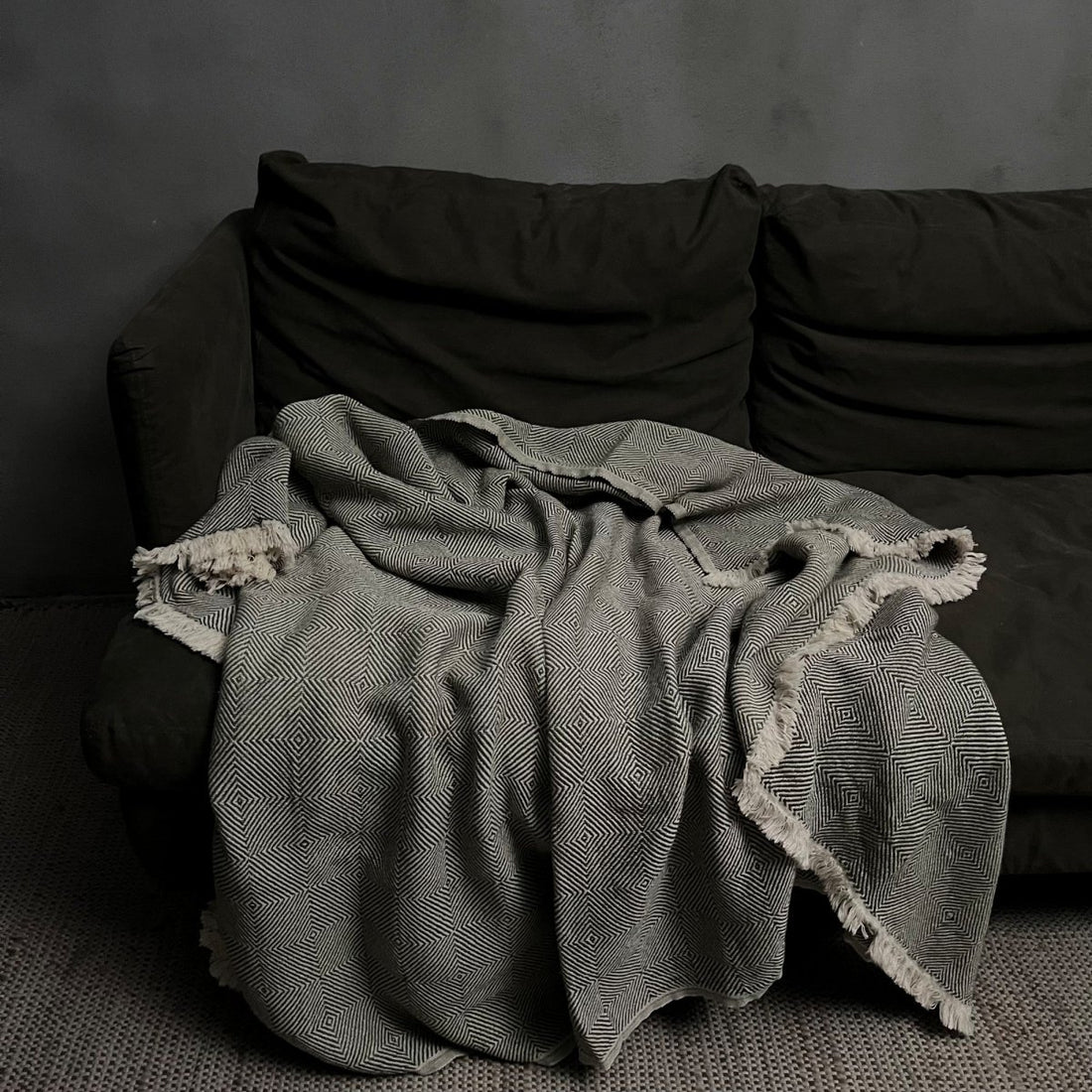 Scotch Recycle Throw  - Khaki