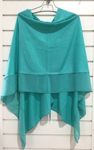 Poncho Turquoise