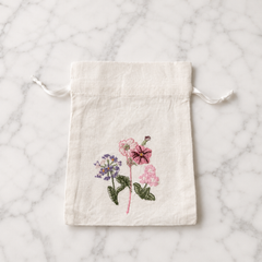 Irish Made Sachet Bag With Wild Flowers