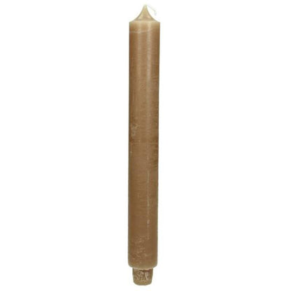 Taupe Taper Candle