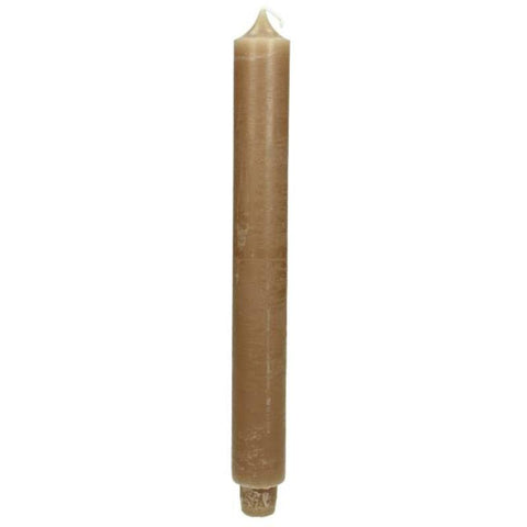 Taupe Taper Candle