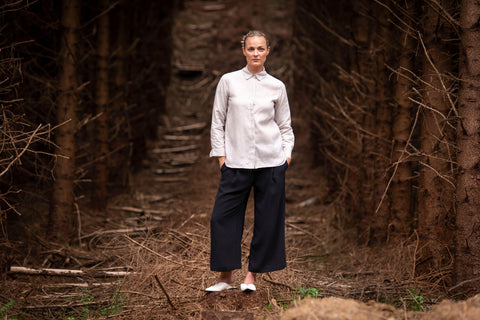 Irish Linen White Shirt